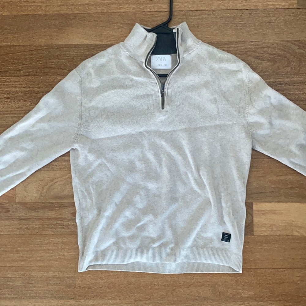 Beige Zara Kids Cardigan